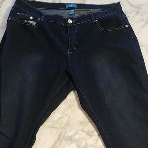 Dark long jeans